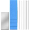 lasuroa 6pz Kit Riparazione Snowboard, 6mm Kit per Manutenzione Sci con 4 Carte Vetrate a Struttura 1 Raschietto Kit Riparazione Snowboard Sci per Proteggere Sci e Snowboard(Bianco)