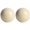 Vbestlife Set di 2 pz., Queste in r¡§|sine Blanche Biliardo Formazione Sfera di Coda Standard Dia 5,72 cm r¡§ glement Biliardo Pratica Palla,