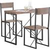 SoBuy Set tavolo da pranzo con 2 sedie Tavolo e sedie cucina stile vintage L80*P50*A75 cm, OGT19-N