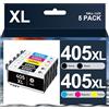 HALLOLUX 405XL Cartucce Compatibili per Epson 405 XL 405XL Compatibili per Epson Workforce Pro 3825DWF WF-7830DTWF WF-3820DWF WF-4830DTWF WF-4820DWF WF-4825DWF WF-7835DTWF WF-7840DTWF(5 Pack)