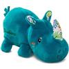 LILLIPUTIENS - Mini Personaggio Marius Il Rinoceronte - Peluche in Tessuto Morbido e Carino per Bambini - Stimola la motricità fine e l'immaginazione - Giocattolo educativo collezionabile dai 2 Anni