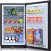 SMETA Frigorifero 12V 220V, Frigo 12V Mini Frigo 50L, Frigorifero Piccolo Silenzioso, Porta reversibile, Con serratura, Nero