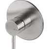 Vema Rubinetterie - Piastra per miscelatore doccia in acciaio inox - P000135