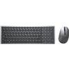 Dell Keyboard and Mouse KM7120W Wireless, 2.4 GHz, Bluetooth 5.0, Keyboard layout Russian, Titan Gray