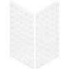 4R Quattroerre.it Protezione Serbatoio Antiscivolo Moto Laterale Race Grip Evo, Trasparente, Set di 2
