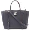Louis Vuitton Pre-Owned - Borsa a mano LockMe two-way 2019 - Donna - pelle di vitello - Taglia unica - Blu