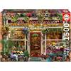 Educa - Il Giardino Segreto | Puzzle 1.500 pezzi per adulti da 14 anni | Giardino romantico fiori natura | Misura: 85 x 60 cm | Include colla Fix Puzzle (19940)