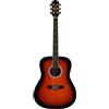 Eko Ranger 6 Brown Sunburst Chitarra Acustica 20 Tasti Colore Sunburst Marrone