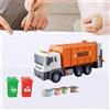 Grande camion della spazzatura giocattolo per il riciclaggio per bambini in
