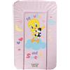 Tataway Warner Bros Looney Tunes piano cambio, materassino, morbido fasciatoio da tavolo per bambini e bambine con grafiche Titti e Silvestro, misure 73x48,5x3 cm