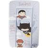 Tataway Dc Comics Justice League piano cambio, materassino, morbido fasciatoio da tavolo per bambini e bambine con grafichedi Superman, Batman e Flash, misure 73x48,5x3 cm