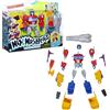 Transformers MixMashers, Optimus Prime, action figure e accessori deluxe personalizzabili da mischiare e abbinare