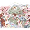 Speedy Monkey SP6005 Puzzle Magnetico Unicorno 42 x 33 x 1 cm colorato Giocattolo in Legno per Bambini, Dettagli curati, Ottima Idea Regalo