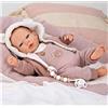 Arias Bambola Reborn Gadea Rosa con Coperta 40cm 98164