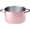 PENTOLE AGNELLI Casseruola alta 2 maniglie Ø cm 24x14h Copper3 induzione