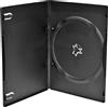 MediaRange Custodia Slim Nera Singola 7mm MACCHINABILE in plastica per DVD o CD - BOX13-M