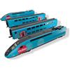 JOUEF HJ2413S TGV DUPLEX Ouigo livrea azzurra, set 4 elementi DCC SOUND