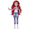 Disney Princess Hasbro Disney Princess - Ariel Comfy Squad (bambola fashion doll, con abiti comodi e accessori, ispirata al film Ralph spacca internet)