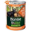 Monge Bwild Dog Adult Mini Grain Free Anatra Zucca e Zucchine - Lattina Da 400 Gr