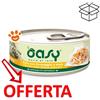 Oasy Dog Specialità Naturali Pollo con Formaggio e Mais - Lattina da 150 Gr - CONFEZIONE RISPARMIO
