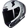 Nolan Casco Moto Integrale Nolan X-804 RS ALA 344 Bianco Nero
