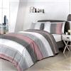 Fusion Betley-Easy Care - Set copripiumino matrimoniale in policotone, colore: rosa