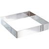 Lacor 68240-68441 - Stampo ad anello quadrato 14x14 cm. Acciaio Inox