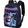 DC Comics Joker Crazy-Zaino ECO 2.0, Nero, 32 x 44 cm, Capacità 22.5 L