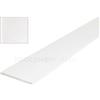 EXTE Listello coprifilo EXTE piatto in PVC bianco Venato AW-H per serramento interno ed esterno (6m) - mm 30x2,5