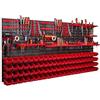 botle - Pannello portautensili, 1728 x 780 mm, impilabile, scaffale da parete, supporto per garage, magazzino, officina, hobby (ITBNN600x6-U2122-NP4-R444)