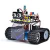 KEYESTUDIO Kit serbatoio robot intelligente per Arduino IDE, kit di costruzione elettronica con UNO R3, sensore a ultrasuoni, ecc. Robot di programmazione fai-da-te STEM educativo per 14+ adolescenti