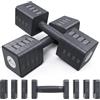 Sportneer Set di manubri regolabili: Sportneer - Set di 2 manubri 5 in 1 con regolazione del peso da 4,5 kg, a regolazione rapida, per donne e uomini, per casa, palestra, allenamento, forza