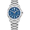 SUZAKU Pagrne Design Orologio automatico GMT da uomo Meccanico Vetro zaffiro Lunetta fissa 100 Metri Orologio sportivo da uomo luminoso in acciaio inossidabile impermeabile(Blu acciaio-4)
