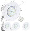 HiBay 4 Faretti Led da Incasso per Cartongesso 5W Ultrasottili Faretti Led Soffitto Incasso 500LM,Bianco Neutro,220V Bianco IP44,Diametro Foro Ø60mm-68mm per Bagno,Esterno