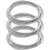 SUNNYCLUE 1 scatola 45 pezzi Braccialetti A Molla In Filo per chisStarra Braccialetti In Acciaio Argentato Alla Rinfusa Vite Apribile Estate Impilabile 2 1/4 pollici Loop Memory Wires per Gioielli Cre