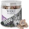 Wolf of Wilderness Borsa portasnack - 90 g snack liofilizzati Wolf of Wilderness RAW - Gole di anatra