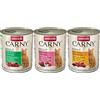 animonda Carny Adult 6 x 800 g umido per gatto - Mix 2: Manzo & Pollame, 3 gusti