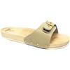 M.a.u.r.i. Mauri Zoccoli Legno Ciabatte Uomo in Vera Pelle Art. 09 (Beige, Sistema Taglie Calzature EU, Adulto, Uomo, Numero, Media, 42)
