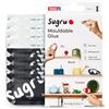 Tesa Colla modellabile Sugru di tesa, adesivo forte per tutti gli usi, confezione da 8 (8 x 3.5 g) in nero e bianco