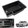 GAFAT Compatibile con Audi Q3 F3 2019-2024 2025 Contenitore per Console Centrale, Q3 Sportback S-Line RS Q3 Organizer per Braccioli, Vano Portaoggetti, Accessori Q3 F3 (Nero)