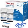 Sinocare Strisce Glicemia, 50 UG Strisce Reattive per Glicemia e 50 lancette (Solo per Sinocare Safe AQ UG)