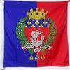 AZ FLAG Bandiera Parigi con stemma 90x90 cm Francese Poliestere 100D Asola