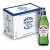 Peroni Nastro Azzurro con Mais Nostrano, Cassa Birra con 15 Bottiglie di Birra da 66 cl, Birra Premium Lager a Bassa Fermentazione, Gusto Rinfrescante e Rigenerante, Gradazione Alcolica 5% Vol
