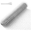 Bafumiu Rete metallica per recinzioni 7 m - 40 cm di altezza - rete recinzione maglia piccola da 25 mm - rete elettrosaldata in filo zincato - ideale per recinzione giardino e recinti per piccoli animali