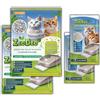 ZeoDeo - Pellet di lettiera per gatti con zeolite naturale per sistemi di lettiera per gatti a doppio strato 3.6 kg+10 EXTRA pads/Zeolite Cat Litter Pellets set: 3.6 kg +10 EXTRA pads