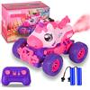 iBlivers Unicorno Macchina Telecomandato per Bambini, Monster Truck Telecomandata Giocattolo con Unicorno, RC Monstertruck Unicorn Car con luce LED Spray, Regalo per Ragazze e Ragazzi 4-7 8-12 Bambini