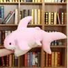 Generic Squalo giocattolo di peluche, 90 cm, morbido squalo grande per bambini (rosa)