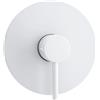 Herzbach DEEP WHITE rubinetto doccia da incasso con miscelatore, 23.210550.1.07, DEEP WHITE bianco opaco [Rubinetteria Bagno > Rubinetteria Doccia]