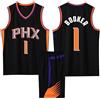 ABRTJCL Completo Basket Uomo/Ragazzo, Canotte Allenamento, Canottiera, Maglia e Pantaloncini Nero 2XL
