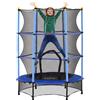 DecHome Tappeto Elastico per Bambini con Rete di Sicurezza 3-10 Anni Blu BUJ67H
